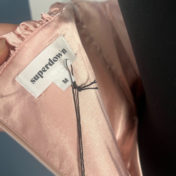 New SuperDown aurora corset mini dress in blush size medium - Picture 5 of 8